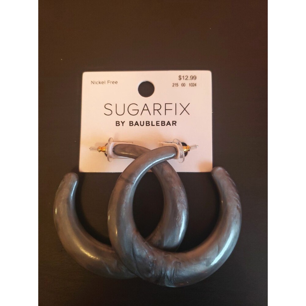 Sugarfix by baublebar hoop earrings - Picture 3 of 4